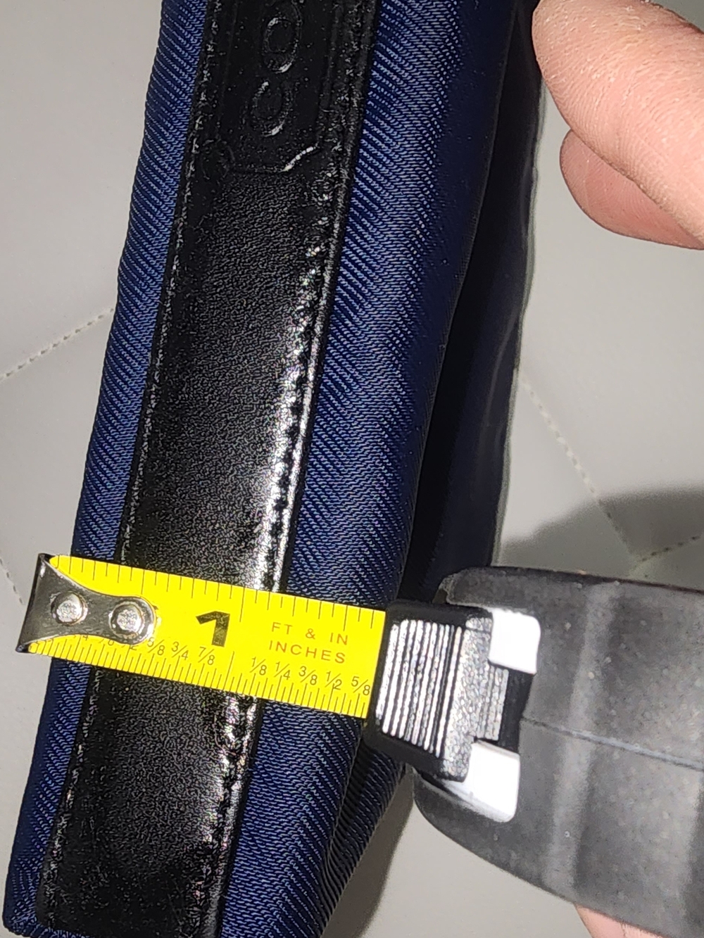Coach Navy and Black Wristlet Pouch - Picture 11 of 12